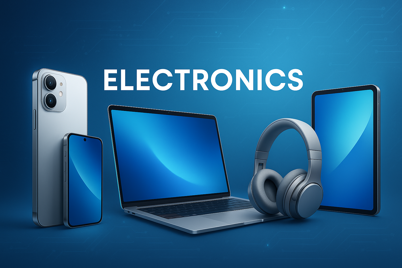 Electronic shop banner