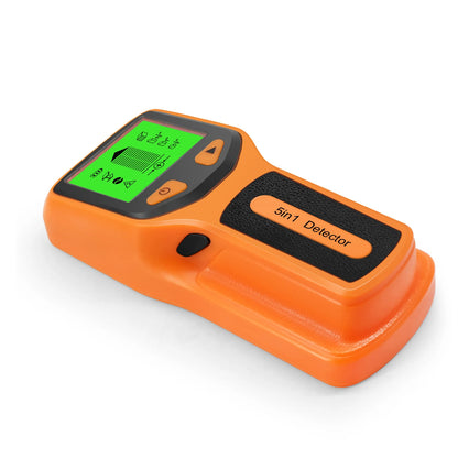 5 In 1 Metal Detector Wall Detector Wall Thickness Gauge Backlight Wall Stud Finder Electronic Wall Scanner Gold Finder