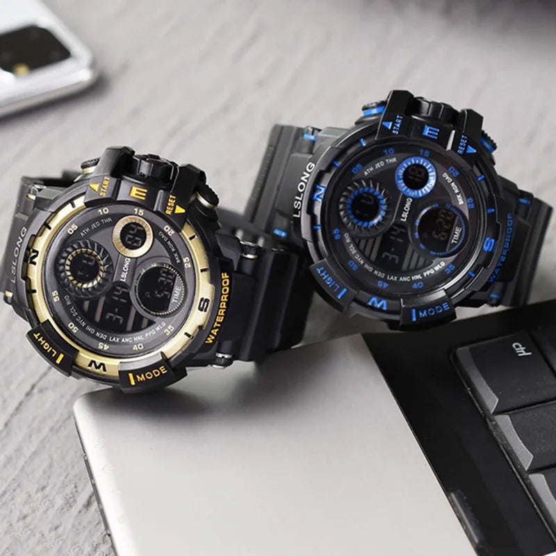 Digital Men Watch Military Sports Wristwatch Multifunction Waterproof Sport Watches Kids Student Electronic Watch for men Gifts