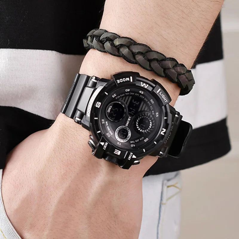 Digital Men Watch Military Sports Wristwatch Multifunction Waterproof Sport Watches Kids Student Electronic Watch for men Gifts
