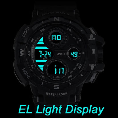 Digital Men Watch Military Sports Wristwatch Multifunction Waterproof Sport Watches Kids Student Electronic Watch for men Gifts