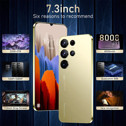 HOT 2025 New S25 Ultra Original Intelligent 4G 5G Dual Card Dual Standby 108MP 8000mAh Battery Android 14 System Global Version