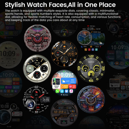 2025New GUHUAVMI GT5 Pro Smart Watch Men HD AMOLED Screen GPS Motion trajectory HeartRate Bluetooth Call 1.52" SmartWatch IP68