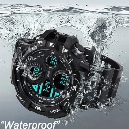 Digital Men Watch Military Sports Wristwatch Multifunction Waterproof Sport Watches Kids Student Electronic Watch for men Gifts