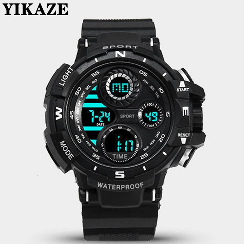 Digital Men Watch Military Sports Wristwatch Multifunction Waterproof Sport Watches Kids Student Electronic Watch for men Gifts