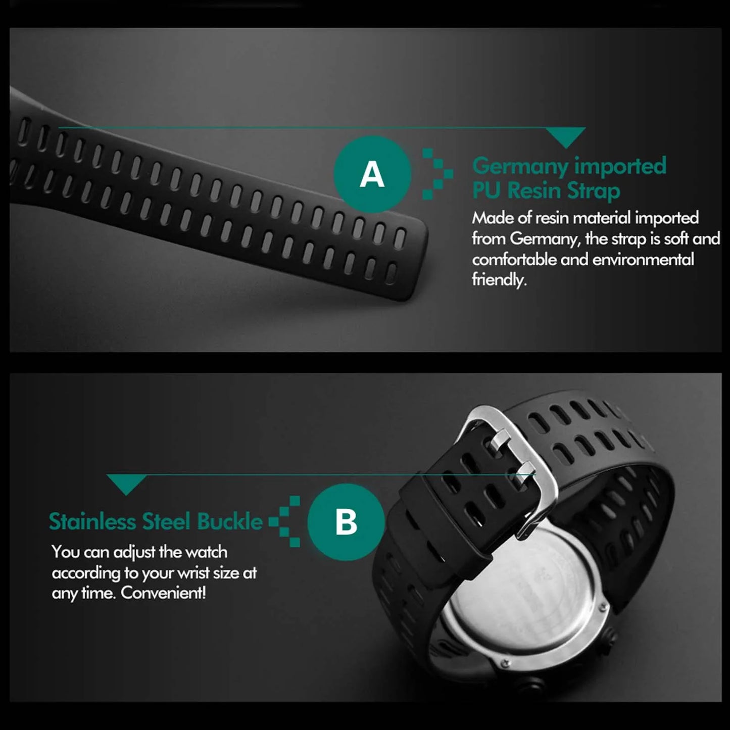 Digital Men Watch Military Sports Wristwatch Multifunction Waterproof Sport Watches Kids Student Electronic Watch for men Gifts