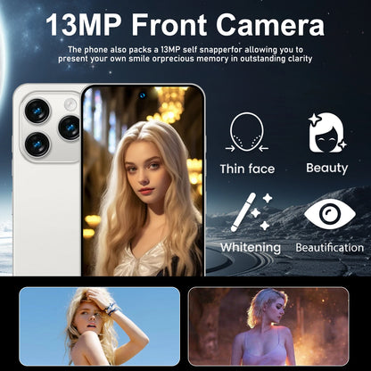 Global Vision 5G Smartphone Android Note 16 Pro 6000mAH 12GB RAM 256G ROM 6.8Inch 1920x1080HD 24+48MP MTK10 Core 4G Mobile Phone