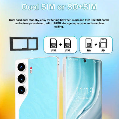HOT 2025 New C40 Pro Original Intelligent 5G Dual Card Dual Standby 108MP 8000mAh Battery Android 14 System Global Version