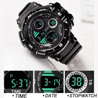 Digital Men Watch Military Sports Wristwatch Multifunction Waterproof Sport Watches Kids Student Electronic Watch for men Gifts