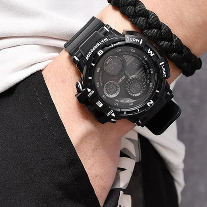 Digital Men Watch Military Sports Wristwatch Multifunction Waterproof Sport Watches Kids Student Electronic Watch for men Gifts