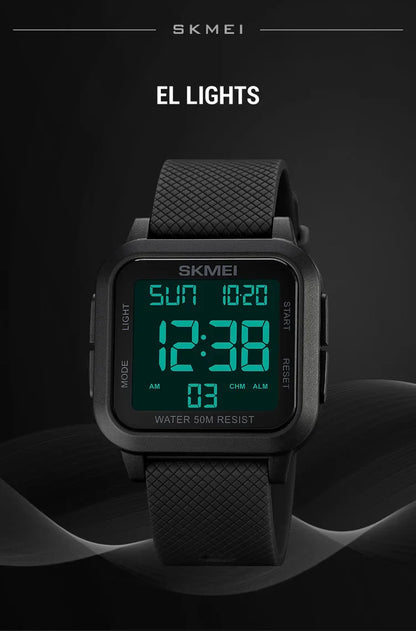 SKMEI 1894 Military Digital Watch for Men Waterproof Mens Electronic Shockproof Sports Wristwatches Countdown 1841 Montre Homme