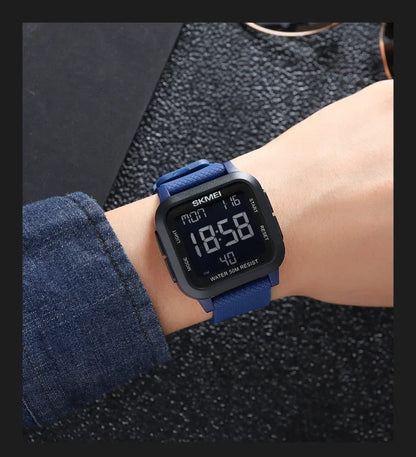SKMEI 1894 Military Digital Watch for Men Waterproof Mens Electronic Shockproof Sports Wristwatches Countdown 1841 Montre Homme