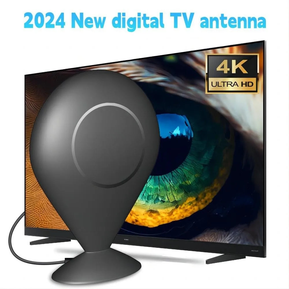 TV Antenna for Local Channels,360+ Long Distance Indoor Outdoor Amplified HDTV,Support 4K 1080p All Television  Smart TV Antenna