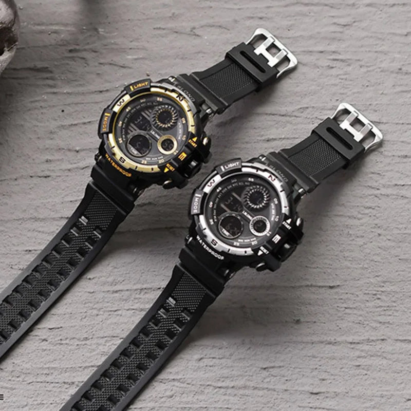 Digital Men Watch Military Sports Wristwatch Multifunction Waterproof Sport Watches Kids Student Electronic Watch for men Gifts