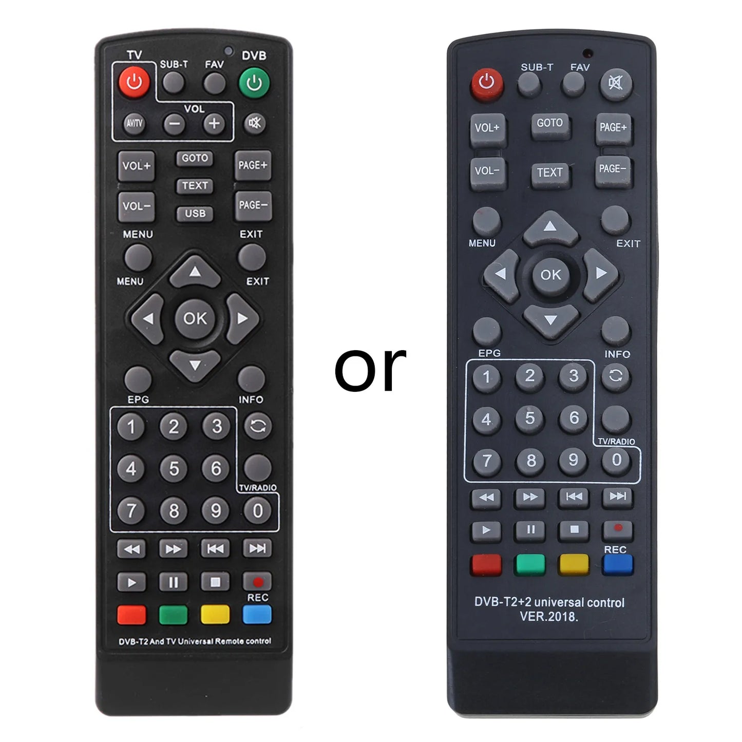Remote Control for DVB-T2 for Smart Television STB HDTV for Smart Set Top Box