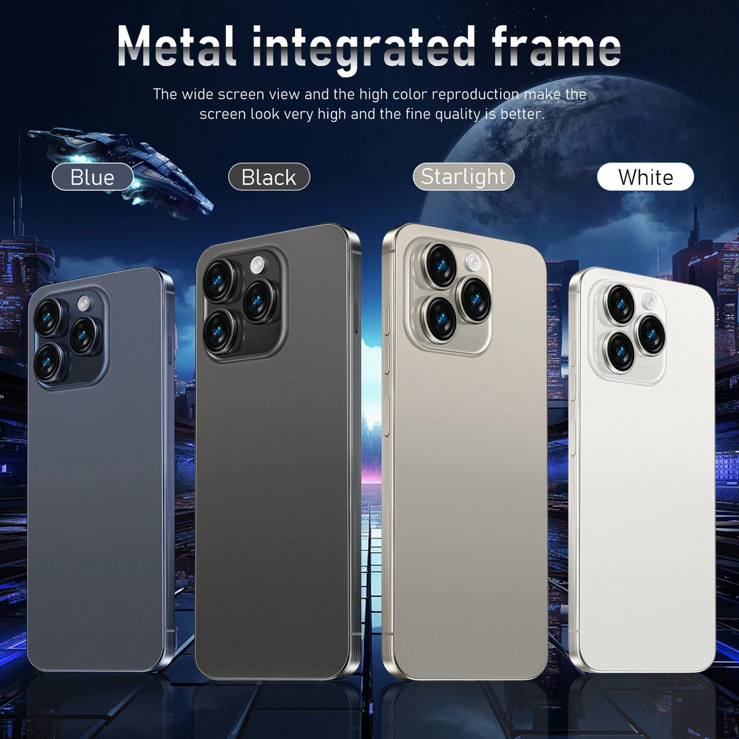 Global Vision 5G Smartphone Android Note 16 Pro 6000mAH 12GB RAM 256G ROM 6.8Inch 1920x1080HD 24+48MP MTK10 Core 4G Mobile Phone