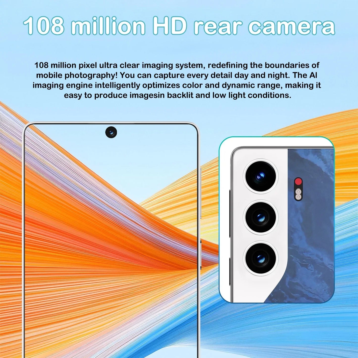 HOT 2025 New C40 Pro Original Intelligent 5G Dual Card Dual Standby 108MP 8000mAh Battery Android 14 System Global Version