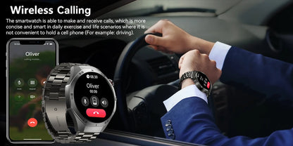 2025New GUHUAVMI GT5 Pro Smart Watch Men HD AMOLED Screen GPS Motion trajectory HeartRate Bluetooth Call 1.52" SmartWatch IP68