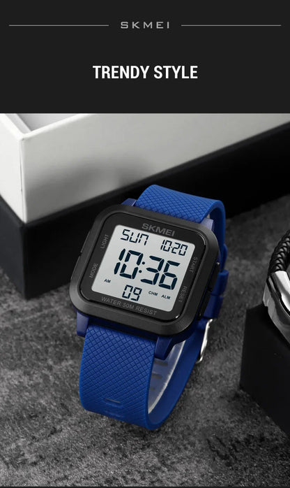 SKMEI 1894 Military Digital Watch for Men Waterproof Mens Electronic Shockproof Sports Wristwatches Countdown 1841 Montre Homme