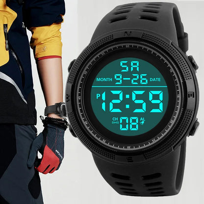 Digital Men Watch Military Sports Wristwatch Multifunction Waterproof Sport Watches Kids Student Electronic Watch for men Gifts