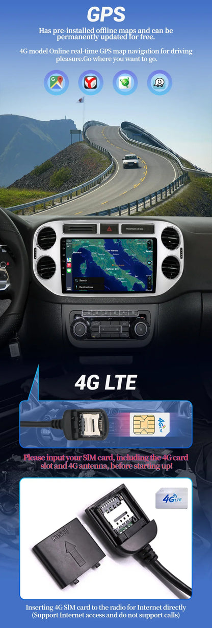 Android 14 For Kia Sorento 2 Ii Xm 2012-2021 Screen Multimedia Autoradio Navigation Wireless Bluetooth Carplay Stereo Car Radio