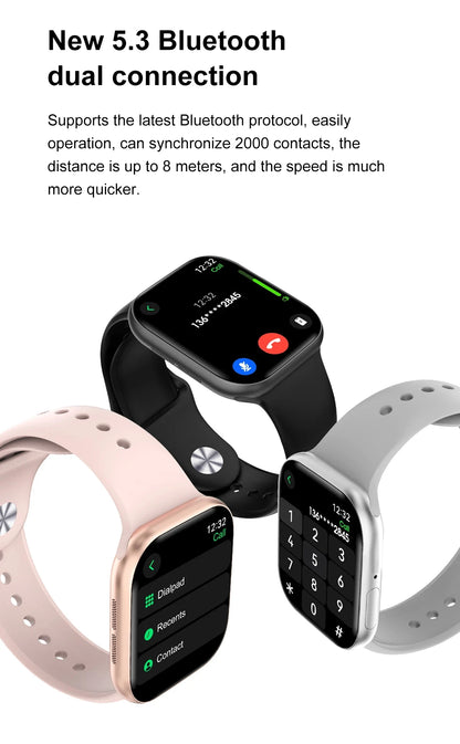 NEW Smart Watch Series 10 Men Blood Pressure BT Call NFC Sleep monitoring Wireless Charge Women Sport Smartwatch For IOS Android