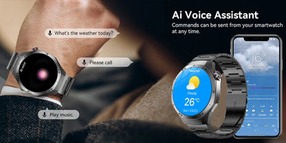 2025New GUHUAVMI GT5 Pro Smart Watch Men HD AMOLED Screen GPS Motion trajectory HeartRate Bluetooth Call 1.52" SmartWatch IP68