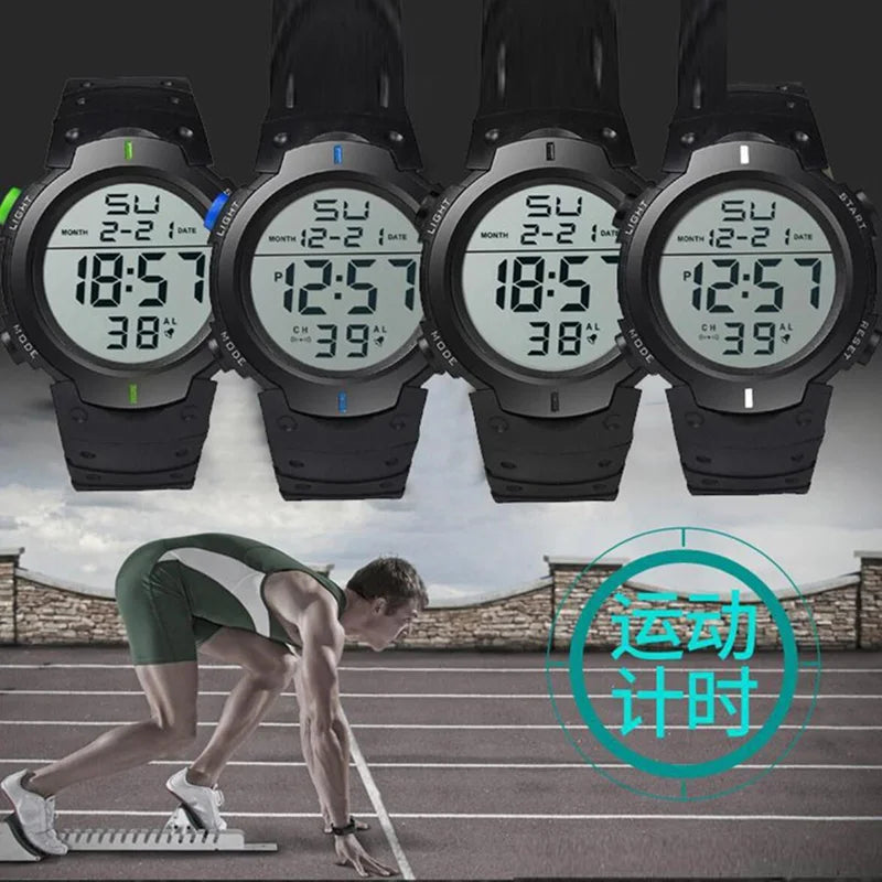 Digital Men Watch Military Sports Wristwatch Multifunction Waterproof Sport Watches Kids Student Electronic Watch for men Gifts