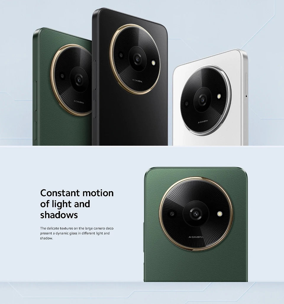 【Russian Version】POCO C61 Cellphone 5000mAh Battery MediaTek Helio G36 8MP Al dual camera 6.71" DotDrop display