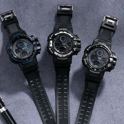 Digital Men Watch Military Sports Wristwatch Multifunction Waterproof Sport Watches Kids Student Electronic Watch for men Gifts