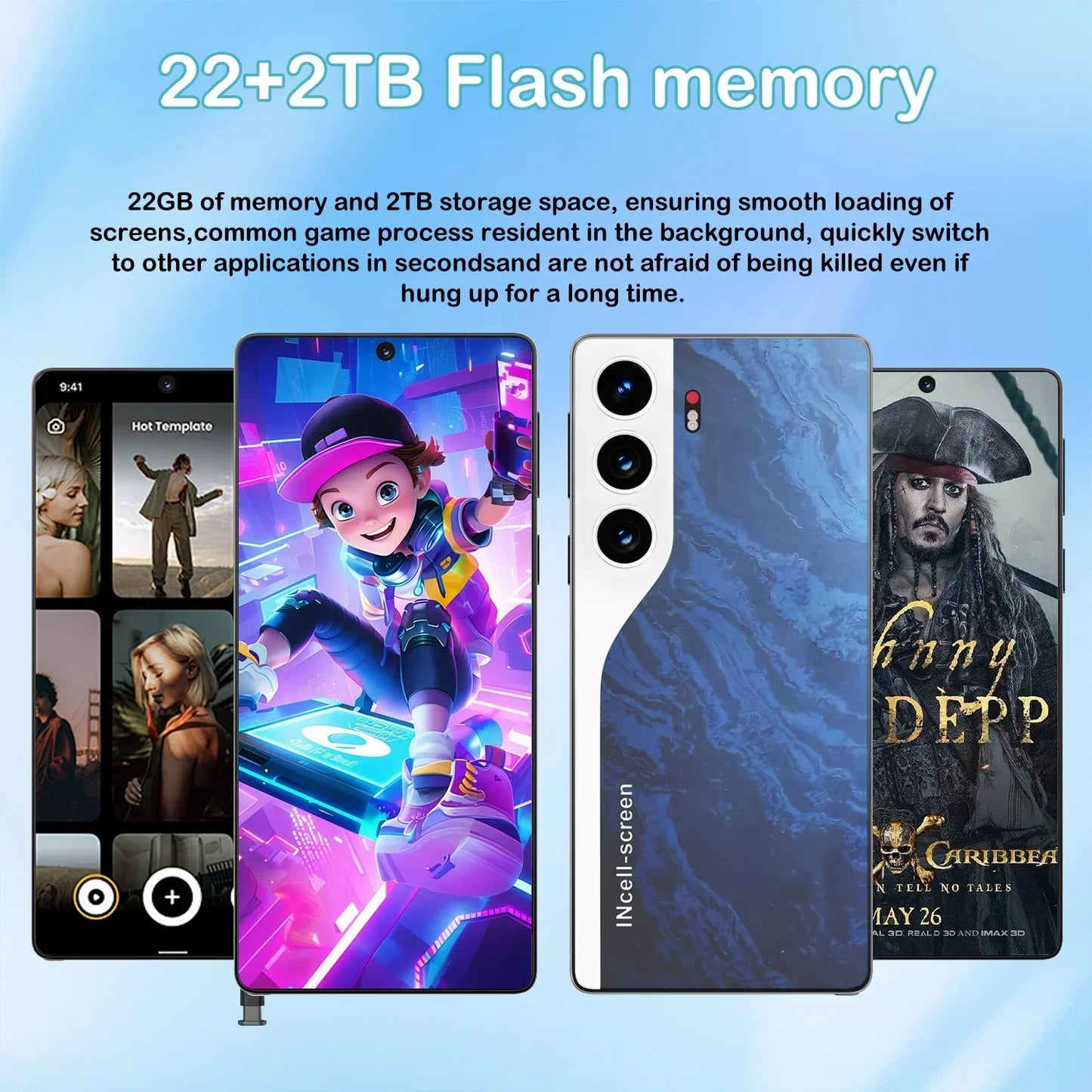 HOT 2025 New C40 Pro Original Intelligent 5G Dual Card Dual Standby 108MP 8000mAh Battery Android 14 System Global Version